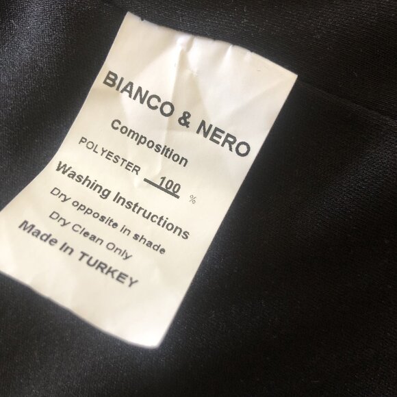 BIANCO NERO Black Gold Tweed Jacket NEW without Tag Size L - Picture 7 of 8